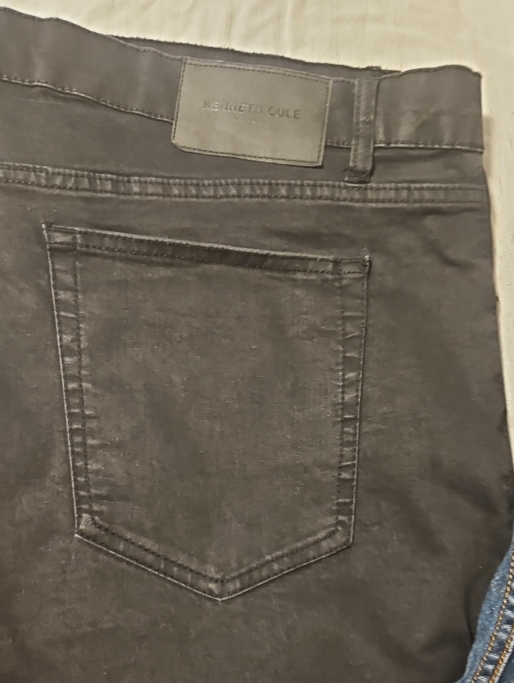 Kenneth Cole Slim Black Washed Men's Jeans
